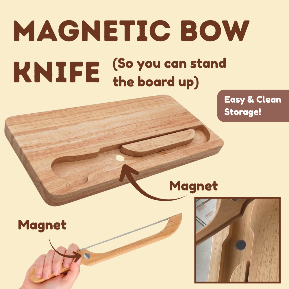 Sourdough Board & Bow Knife Set