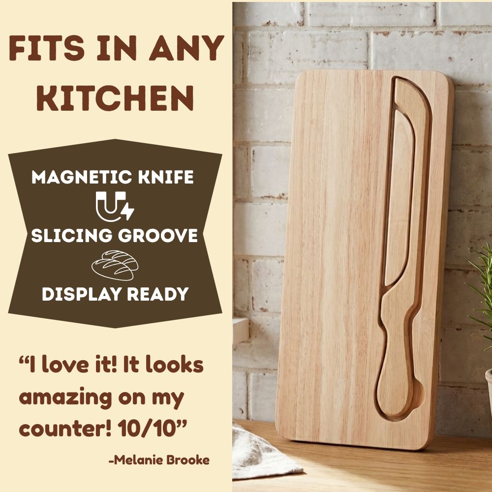 Sourdough Board & Bow Knife Set