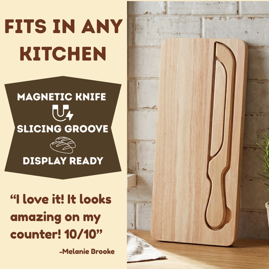 Sourdough Board & Bow Knife Set