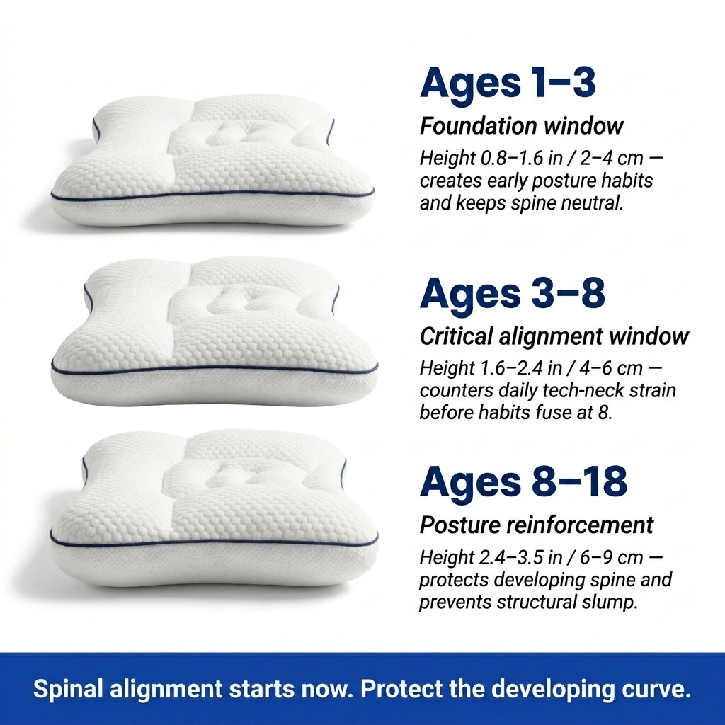 Somna Kids™ — Orthopedic Spine-Alignment Pillow