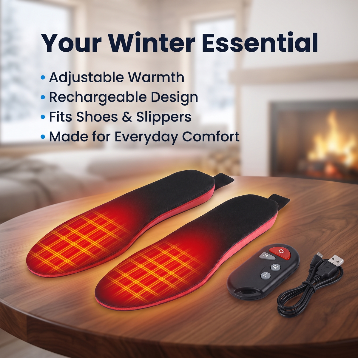 EverWarm - Rechargeable Heated Insoles