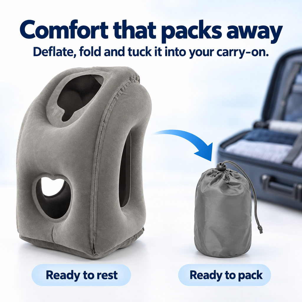 AeroRest - Inflatable Travel Pillow