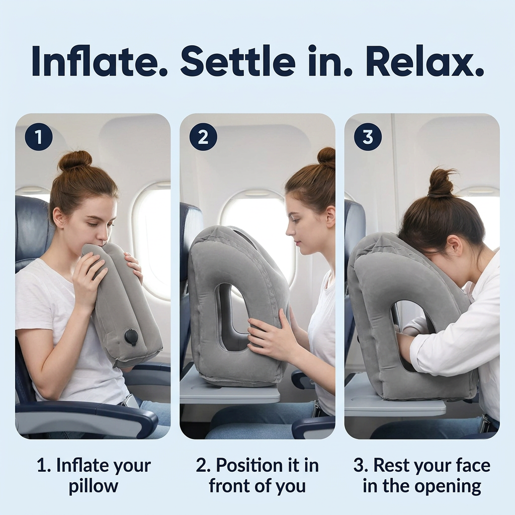 AeroRest - Inflatable Travel Pillow