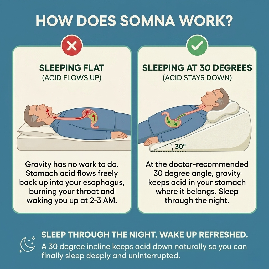 Somna Anti-Reflux Wedge Pillow